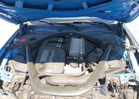 2016 BMW M4 из США, поврежденный, VIN WBS3R9C56GK336919